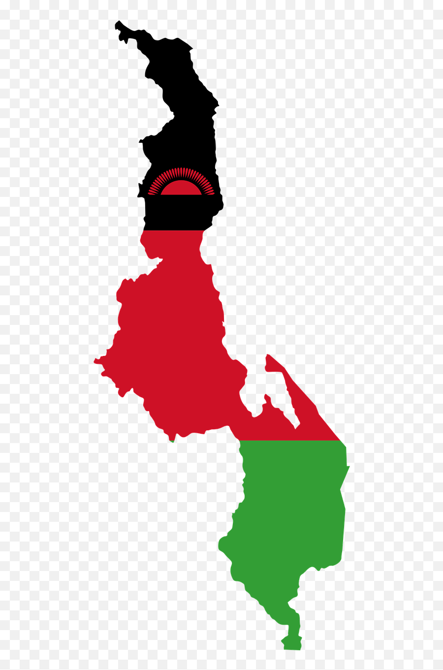 Malawi Flag Map Geography Outline - Malawi Map And Flag Emoji,Eritrean Flag Emoji