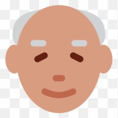 Twemoji 1f474 - Illustration,Brown Nose Emoji