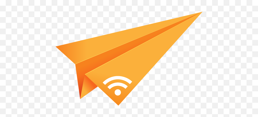 Paper Plane Png - Social Network Orange Icon Emoji,Plane And Paper Emoji