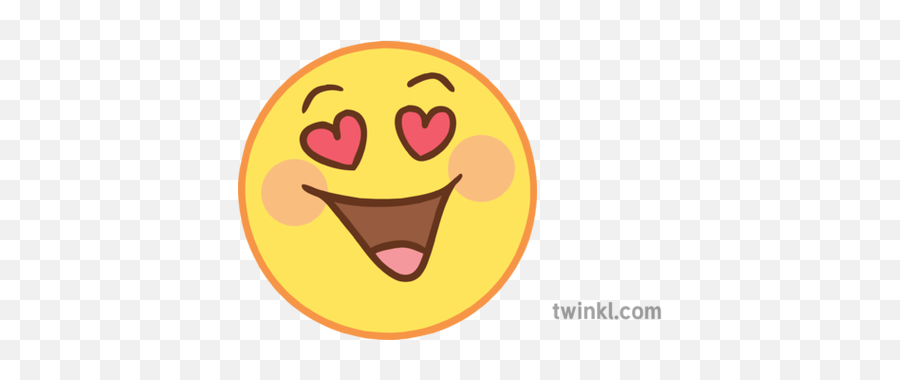 Heart Eyes Face Emoji Editable Emoji Classroom Job Cards - Smiley,Heart Eyes Emoji Png