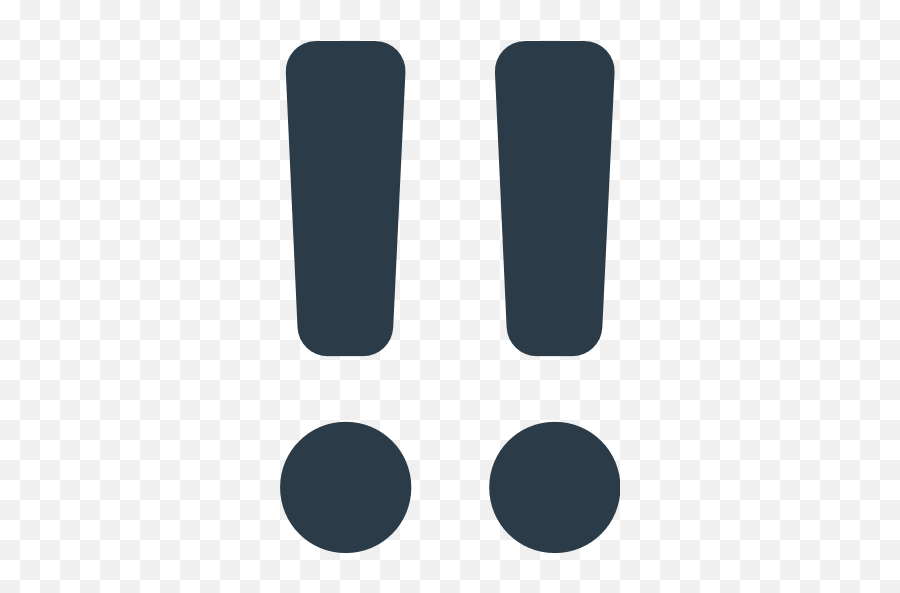 Double Exclamation Mark Emoji For Facebook Email Sms - Double Exclamation Mark Icon,Exclamation Mark Emoji