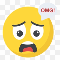 Surprised Happy Faces Emoticons - Icon Emoji