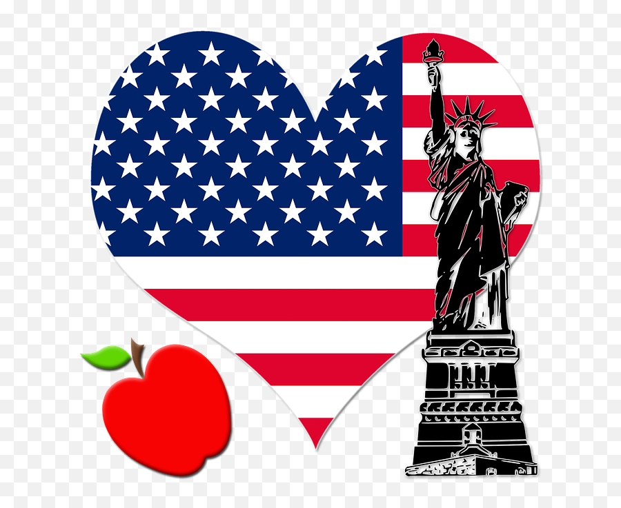 New York Ny Apple The Statue Of - Black And White Graphics 4th Of July Emoji,Apples New Emojis
