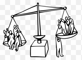Overcrowded Scales Libra - Criminal Justice Drawing Emoji