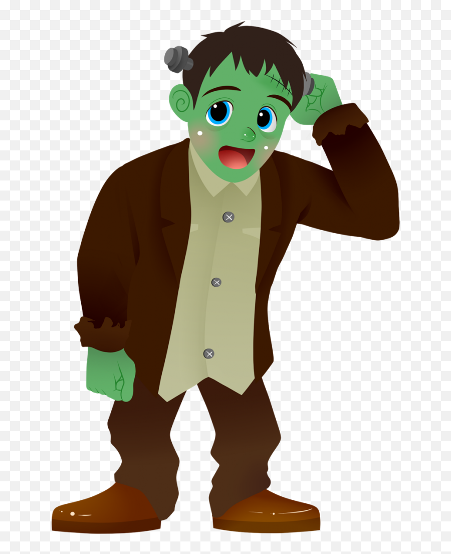 Frankenstein Clipart Zombie - Halloween Frankenstein Clipart Emoji,Zombie Emoji Iphone
