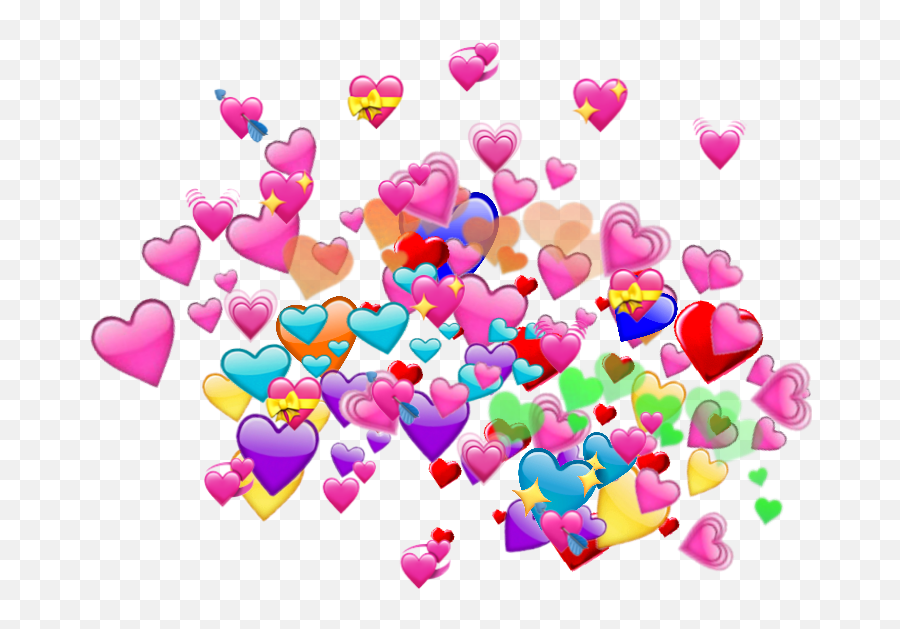 Rainbow Heart Emoji For Your All Memes - Heart Emoji Meme Png,Heart Emoji Meme