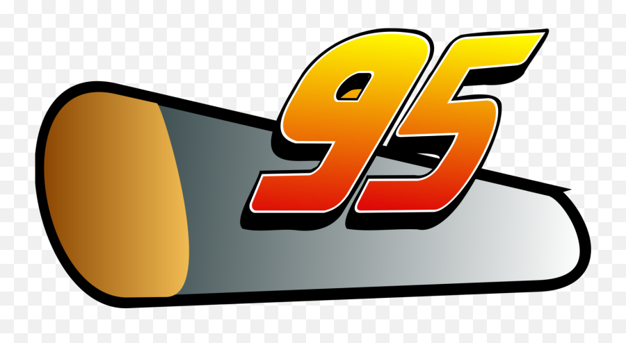 Lightning Mcqueen 95 Clipart - Cars 95 Logo Png Emoji,Emoji Rayo
