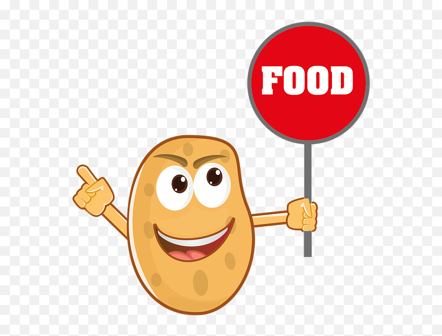 Food Cartoon Mascot - Potato Png Cartoon Emoji,Bunny Emoticon