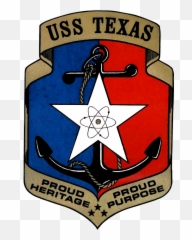 Uss Texas Insignia 1983 - Emblem Emoji