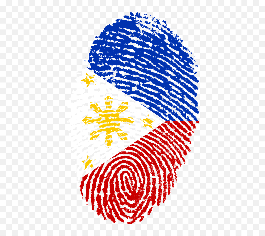 Philippines Flag Fingerprint - Fingerprint Philippines Emoji,Filipino Flag Emoji