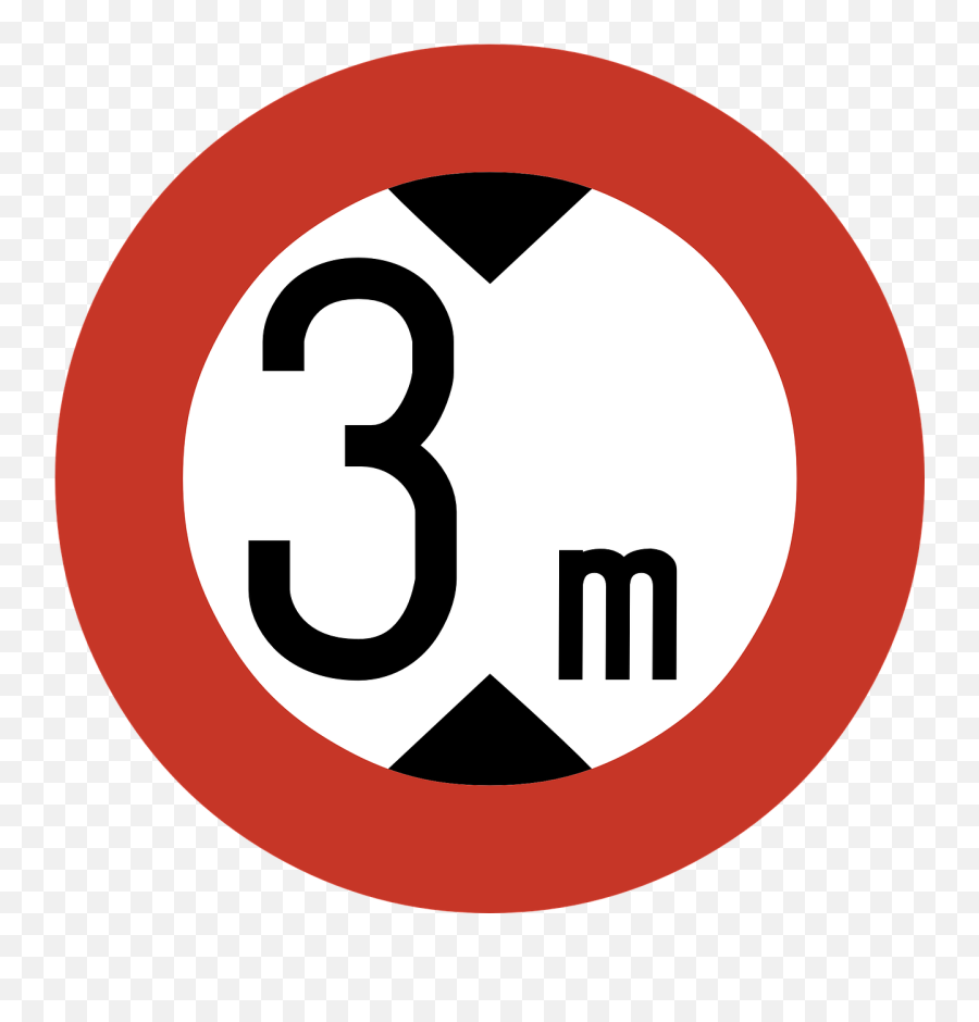 Traffic Ban Sign Vehicles Above - Traffic Sign Emoji,Traffic Light Caution Sign Emoji