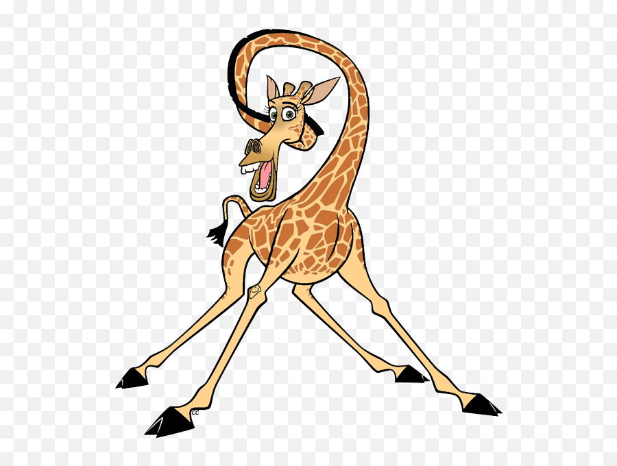 Madagascar Giraffe Clipart - Melman Madagascar Clipart Emoji,Giraffe Emoji
