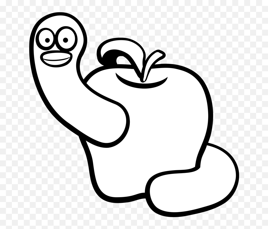 Apple Black And White Apple Fruit Free Clipart Names A With - Clipart Black And White Apple Emoji,Emoji Black And White