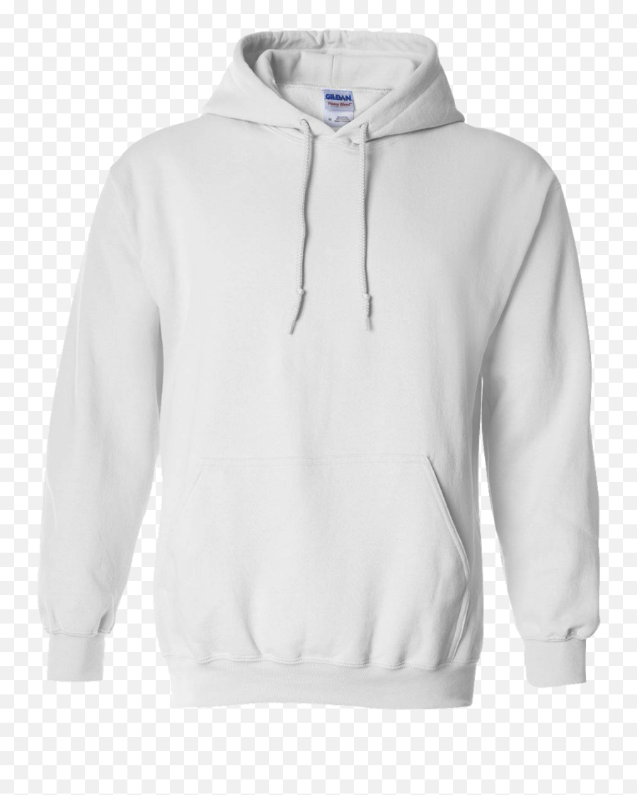 Gildan Heavy Blend Adult Hooded Sweatshirt - Blank White Gildan Hoodie Emoji,Emoji Hoodies
