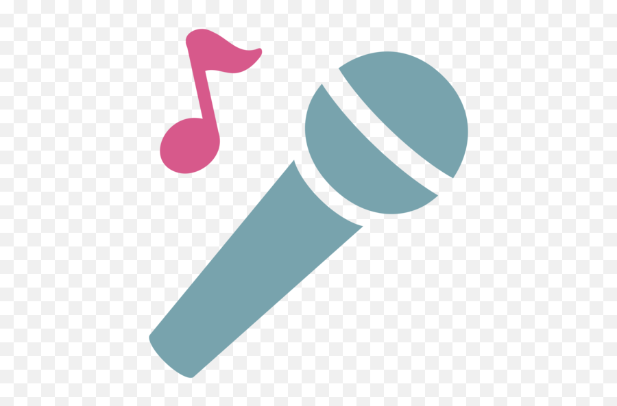 Microphone Emoji Sticker Music Sing - Emoticone Micro,Sing Emoji