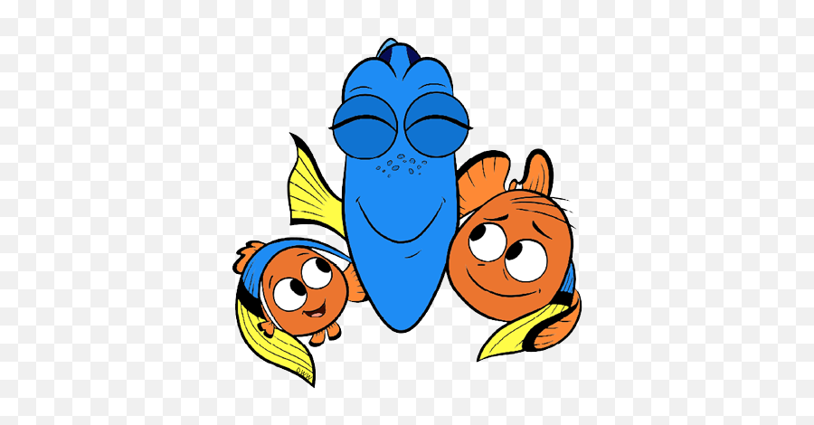 Finding Nemo Stingray Clipart - Dory Nemo And Marlin Emoji,Stingray Emoji