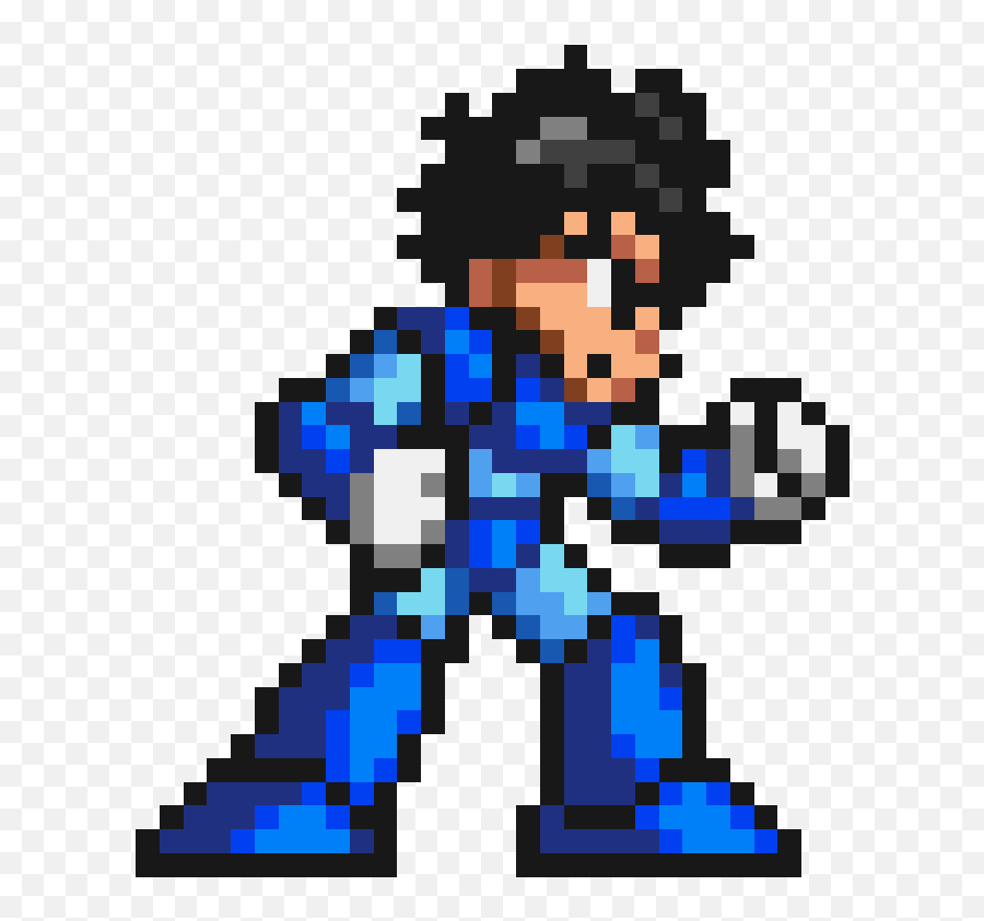 Megaman Sprite Transparent Png - Megaman X Sprite Emoji,Mega Man Emoji