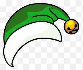Green santa hat png 7 PNG Image - Cartoon Elf Hat Png Emoji