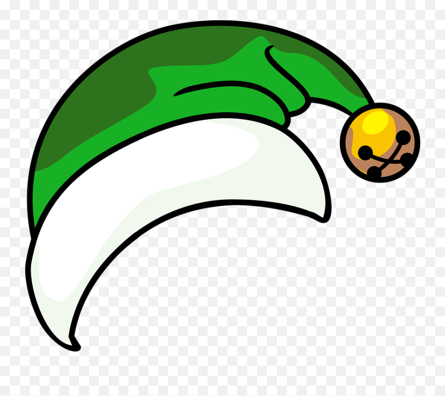 Green Santa Hat Png 7 Png Image - Cartoon Elf Hat Png Emoji,Emoji With Santa Hat