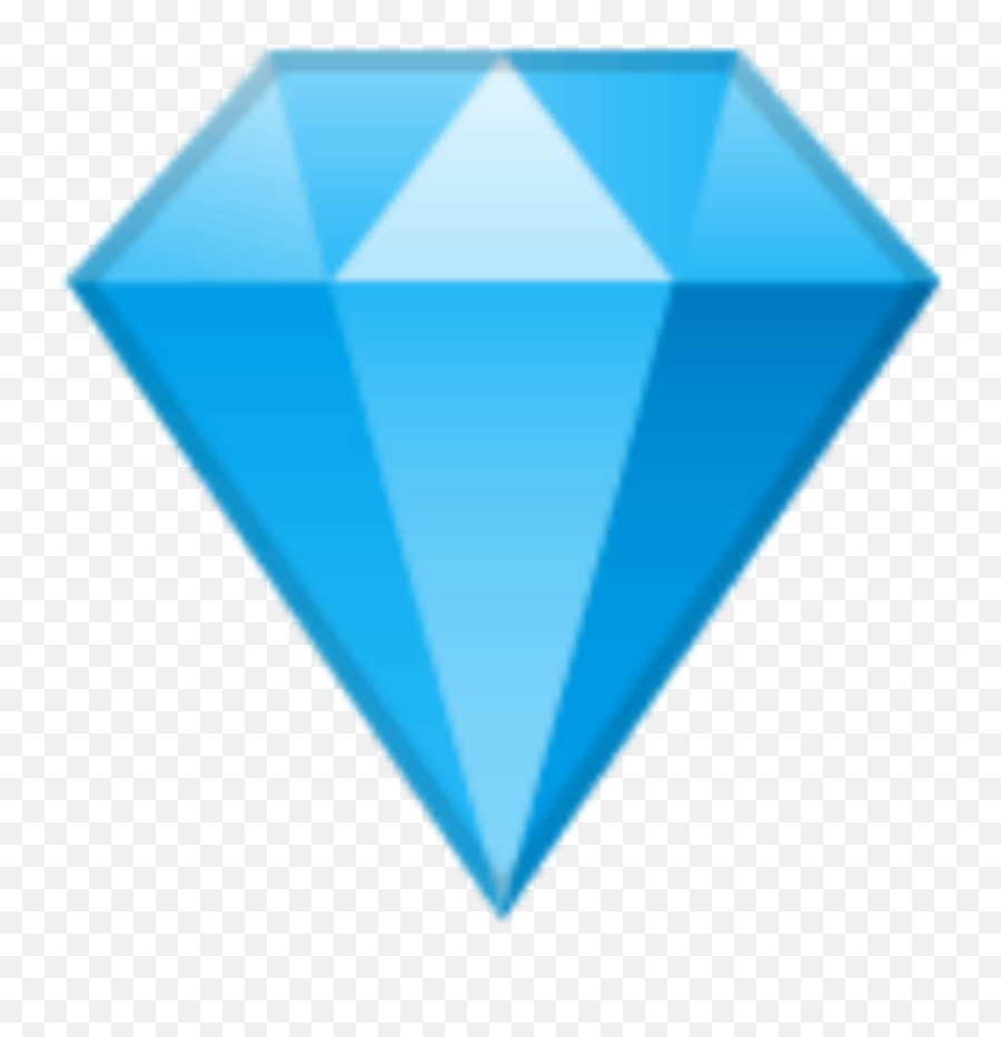 Emoji Blue Gem Sparkly Sticker - Diamond Emoji Png,Gem Emoji