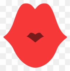 Big Kiss Flat - Boca Mandando Beijo Png Emoji