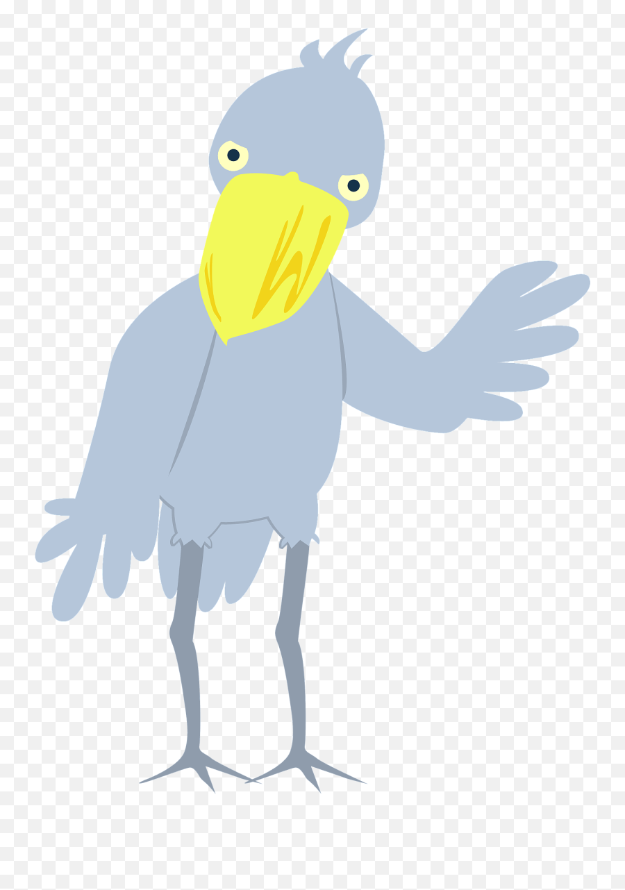 Green Shoebill Bird Clipart Free Download Transparent Png - Falconiformes Emoji,Hummingbird Emoji
