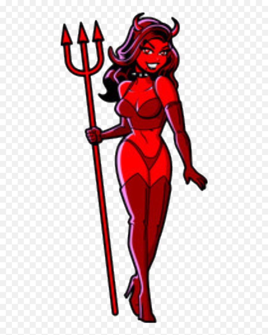 Sexy Girl Cartoon Devil Sticker By Jessica Knable - Devil Chick Emoji,Sexy Girl Emoji