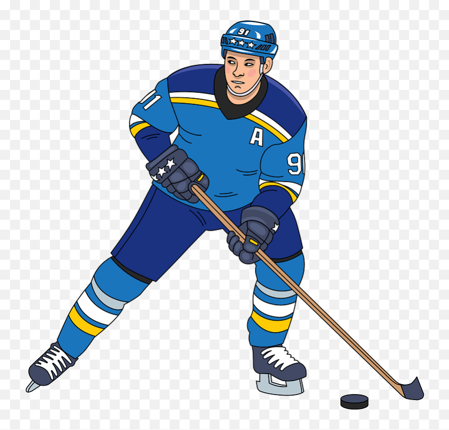 Hockey Clipart - Ice Hockey Clipart Png Emoji,Hockey Stick Emoji