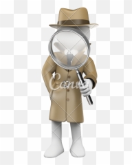 Contrato De Investigador - 3d Man Detective Emoji