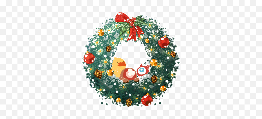 Plurk Enjoy Merry Christmas You Plurkers Noticed The - Wreath Emoji,Christmas Emoticons