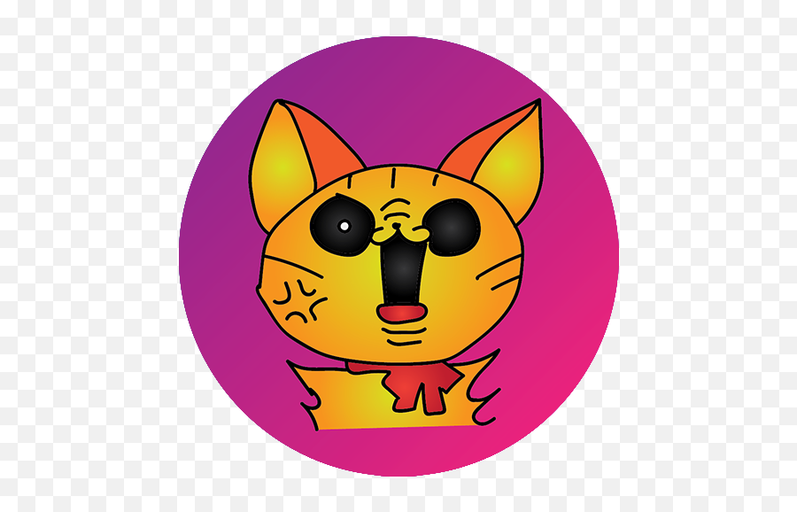 Angry Cat Sticker For Whatsapp - Cartoon Emoji,Angry Cat Emoji