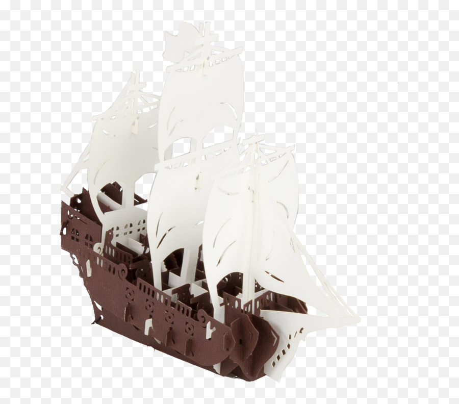 Ship With Sail Pop Up Card - Galleon Emoji,Pirate Ship Emoji