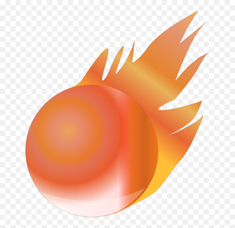 Fire Ball Png Svg Clip Art For Web - Dragon Ball Z Ball On Fire Emoji,Fire Ball Emoji