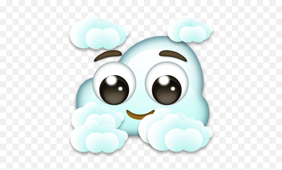 Headintheclouds - Cartoon Emoji,Clouds Emoji
