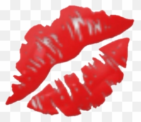 Emoji Kissmark Mark Red Love - Transparent Background Kisses Png