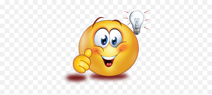 3992 Idea Free Clipart - Idea Emojis,Lightbulb Emoji