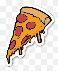 Pizza Slice Pizzas Enjoy Yummy - Stickers Emoji