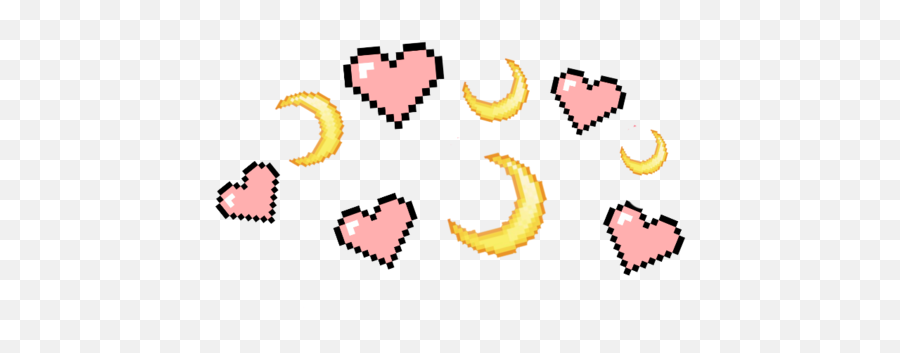Crown Emoji Heart Cute Pixel Freetoedit - Cute Png Emoji Crowns,Where Is The Crown Emoji