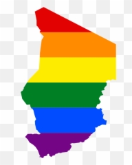 Lgbt Flag Map Of Chad - Chad Flag Png Emoji,Lgbt Flag Emoji
