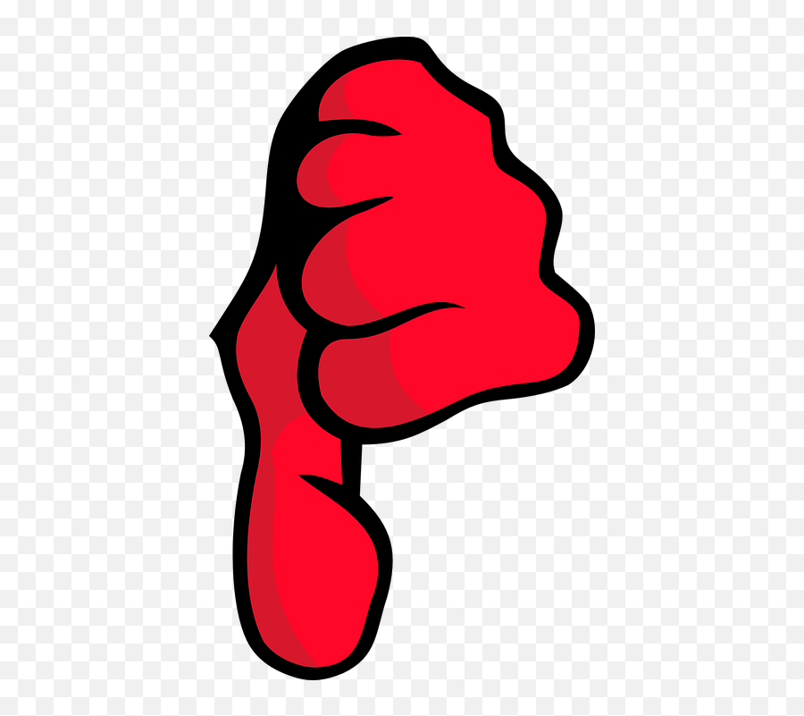 Fist Thumb Finger - Not Okay Clip Art Emoji,Fist Up Emoji