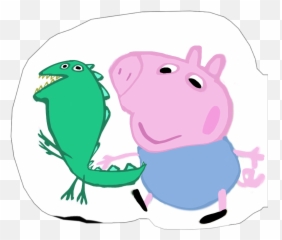 Mr Dinosaur Be A Skinny Legend And George Just Be Thicc - Cartoon Emoji,Thicc Emoji
