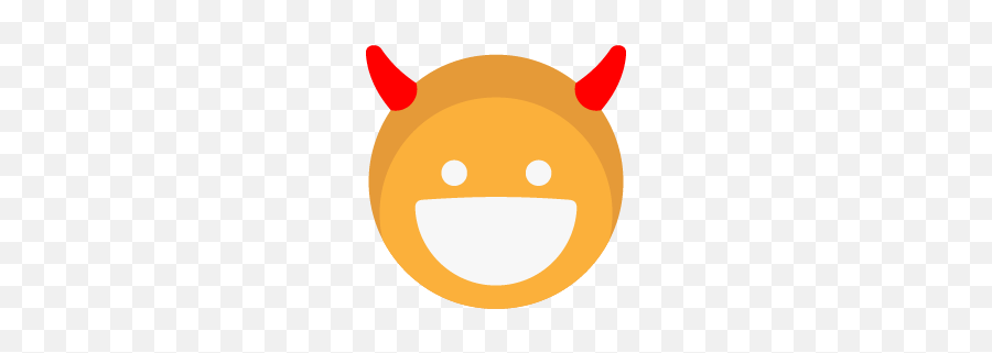 Devil S Smile - Smiley Emoji,Emoticon Devil Horns