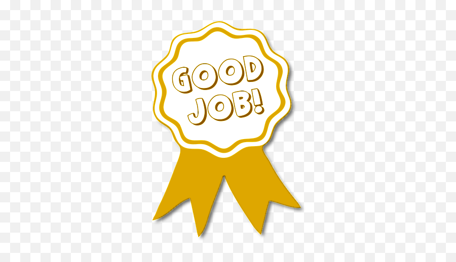 Gold Star Good Job Clipart Clipartfest - Good Job Ribbon Clipart Emoji,Emoji Good Job