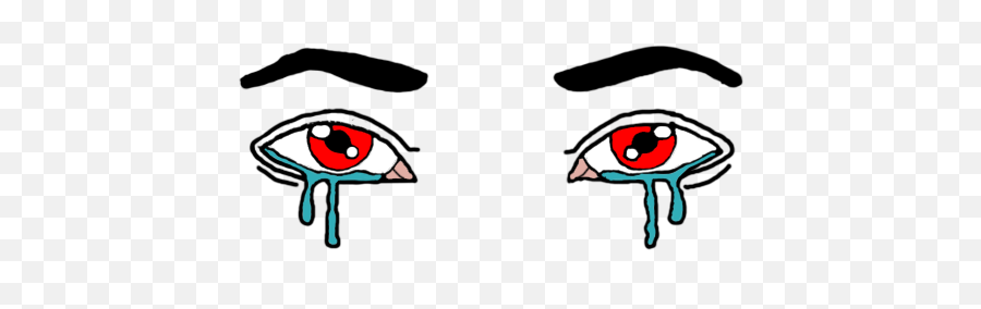 Cartoon Crying Eyes - Cartoon Crying Eye Png Emoji,Emoticon Blinking Eyes