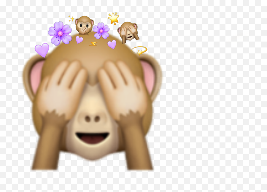 Freetoedit Monkey Emoji - Sticker By Terkaaaaa Monkey Emoji Ios Png,Monkey Emoji