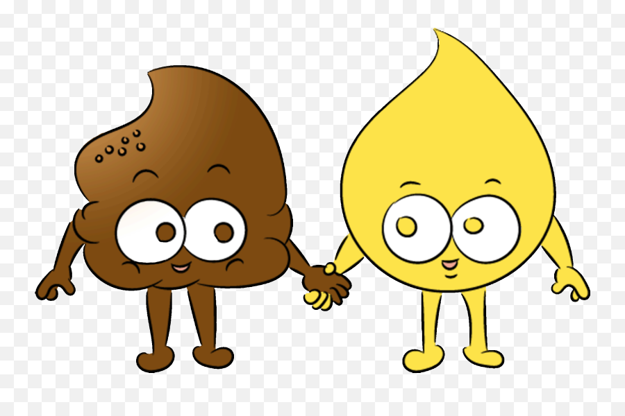 Cartoon Poo And Wee Clipart - Cartoon Poo And Wee Emoji,Redneck Emoji