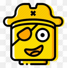 Emoji Emoticon Face Pirate Icon - Piratas La Cara