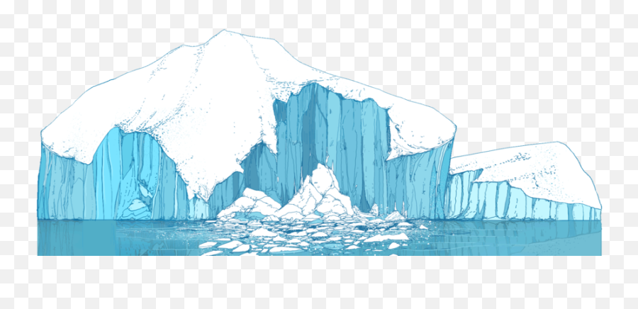 Ice Cap Clipart - Ice Cap Clipart Emoji,Iceberg Emoji