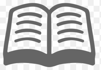 Emoji U1f4d6 Ct - Book Black And White