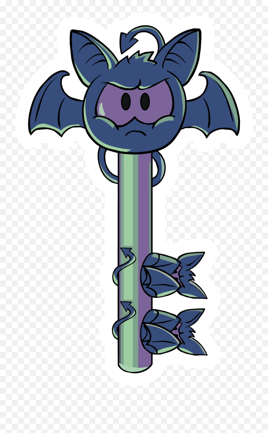 Puffle Bat Key Pin Club Penguin Wiki Fandom - Puffle Bat Key On Club Penguin Emoji,Bat Emojis